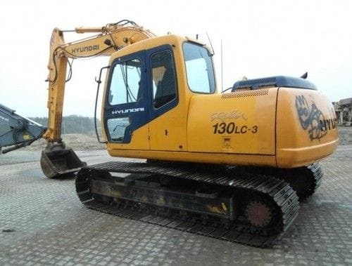 Hyundai R130LC-3 Crawler Excavator Manual 1 Hyundai R130LC-3 Crawler Excavator Workshop Service Repair Manual
