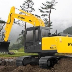 Hyundai R160LC-7A Crawler Excavator Service Repair Workshop Manual