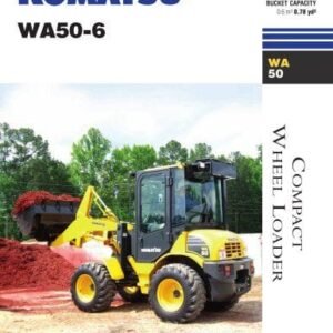 Komatsu WA50-6 Excavator Cat Wheel Service Repair Workshop Manual