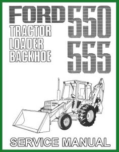 Ford 550 Tractor Loader Backhoe Tlb Illustrated Parts List Manual 