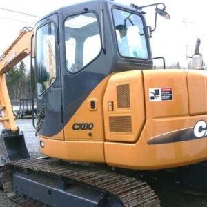 Case Cx75sr Cx75sr-lr 3 Cx80 Cx135sr Tier 3 Excavator Operators Manual