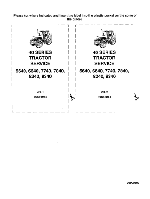 Ford New Holland 5640 6640 7740 Tractor Service Workshop Manual