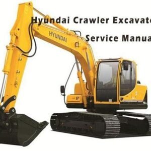 Hyundai R320LC-9 Crawler Excavator Workshop Repair Service Pdf Manual