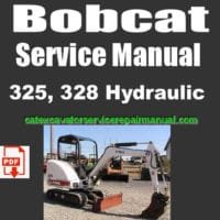 Bobcat 325, 328 Hydraulic Excavator