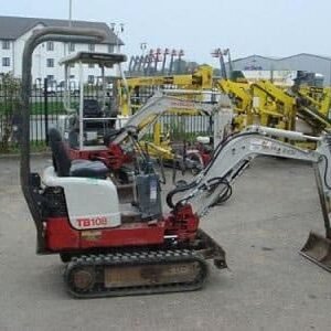Takeuchi Tb108 Operators Manual Parts Manuals