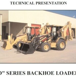 Cat D series backhoe loader carrier Service training