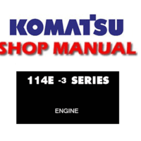 Komatsu SAA6D114E-3 Engine 114E-3 Series Shop Manual