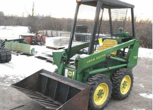 John Deere 70 Skid Steer Loader Service Technical Manual 1 John Deere 70 Skid Steer Loader Service Technical Manual tm1072