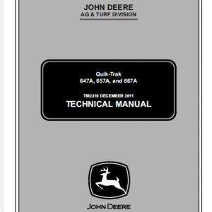 John Deere 647A 657A 667A