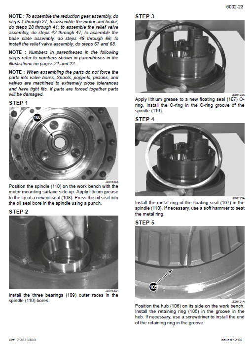 Case CX130 CX160 Service Training Manual