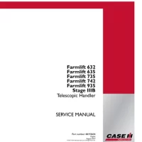 Case Ih Farmlift 735 742 Telescopic Operator Manual Download 1 Case IH FARMLIFT 742 Stage IIIB Telescopic Handler Service Manual