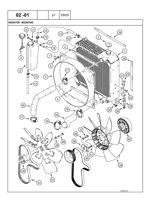 Case 590SM SUPER M Series 3 Backhoe Parts Manual