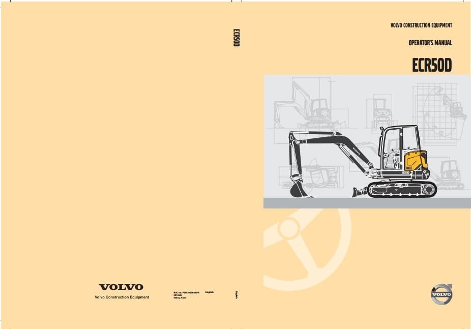 ECR50D VOLVO Operator Manual