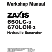 Hitachi ZAXIS 600-650-670 Service Manual