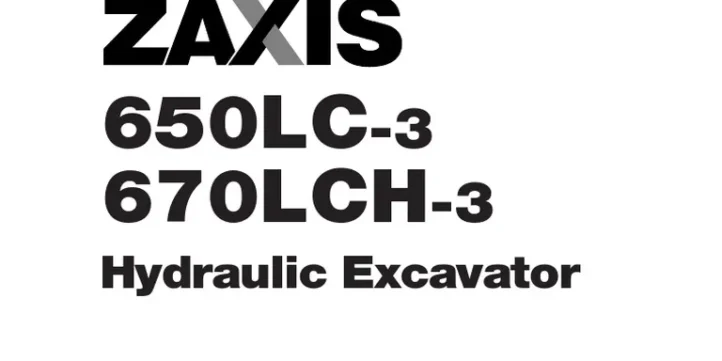 Cat Repair Manual (PDF) Hitachi ZAXIS 600-650-670 Service Manual
