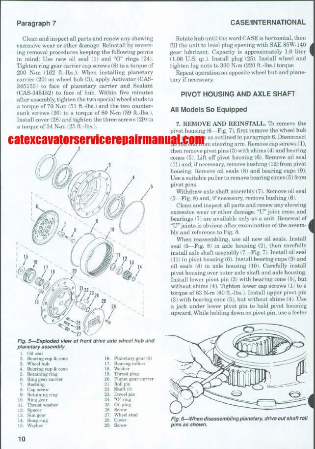 Cat Repair Manual (PDF) IH Case 5120 5130 5140 Tractor Service Repair Manual