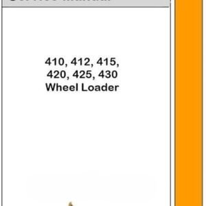 JCB 410, 412, 415, 420, 425, 430, 430Z, 430ZX Service Manual