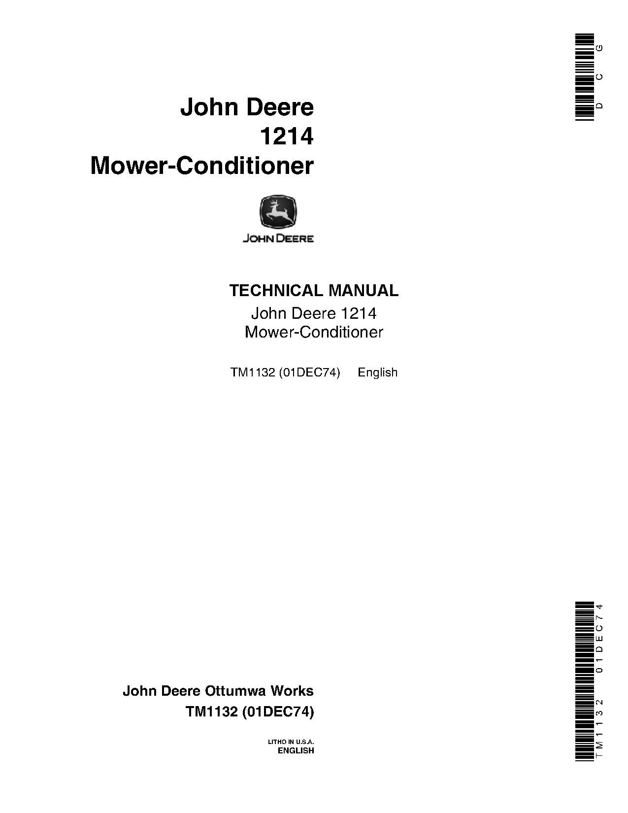 John Deere 1214 TM1132