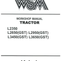 Kubota L2350 L3450 L3650 Service Pdf Manual