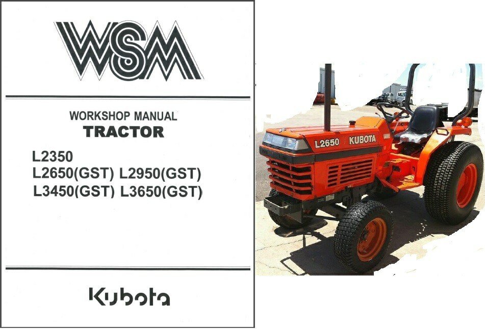 Kubota L2350 L3450 L3650 Service Pdf Manual