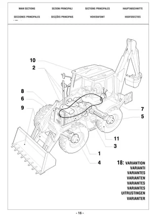 New Holland B90b B90blr Service Parts Manual