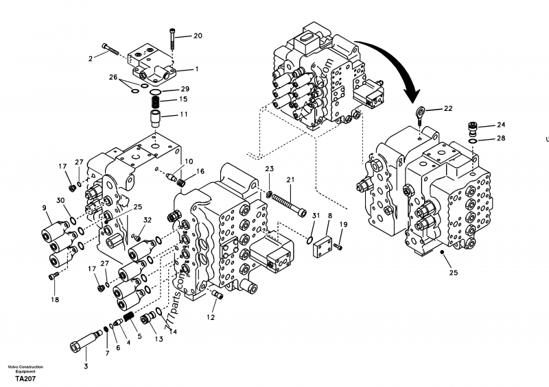 Volvo Ec210b Lc Ec210b Lr Ec210b NC Ec210b Nlc Parts Manual