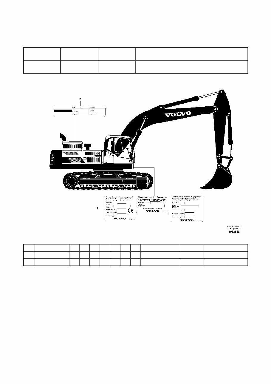 Volvo Ec300 Akerman Excavator Service Parts Manual
