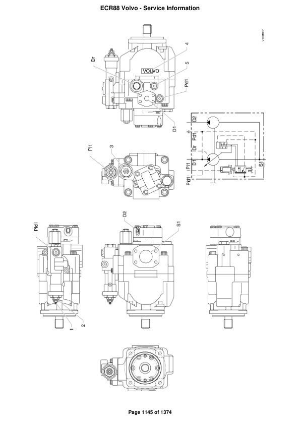 Volvo Ecr88 Excavator Repair Manual
