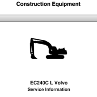 Volvo ec240c l excavator service repair manual