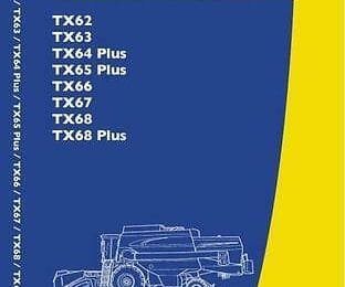 New Holland Tx62 63 64 65 66 67 Operator’s Manual
