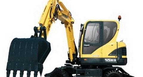 Hyundai Robex 55W-9 R55W-9 Wheel Operating Manual