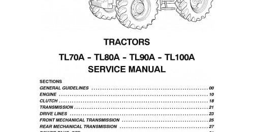New Holland T4.90 Fb T4.100 Fb T4.110 Fb Operators Manual