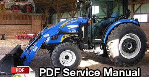 New Holland 4055 4060 Boomer Tractors Cab Operators Manual