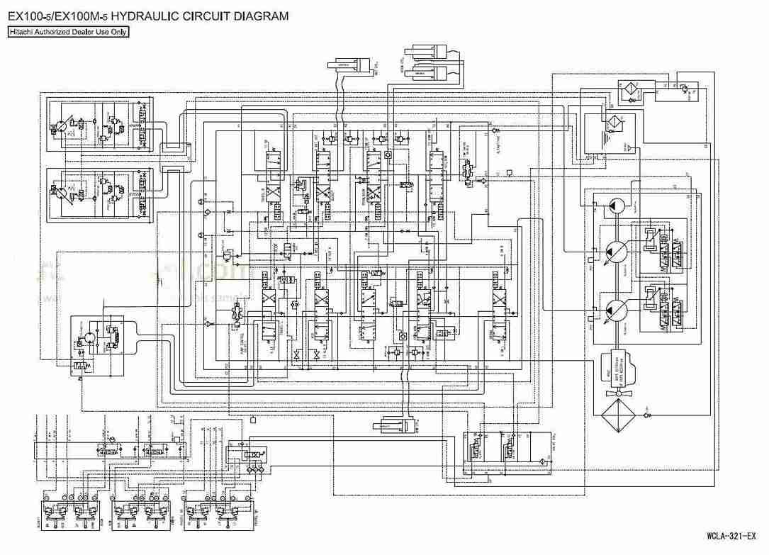 Hitachi Ex120-5 Circuit Diagram Service Repair Manual