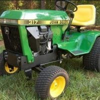 John Deere 317 Hydrostatic Tractor Garden Service Manual