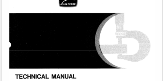 John Deere 444D, 544D and 644D Loader Technical Manual