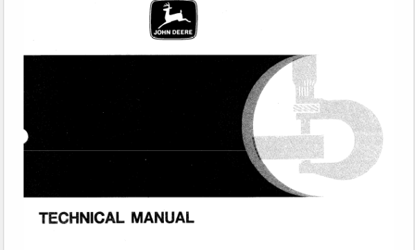 John Deere 444D, 544D and 644D Loader Technical Manual