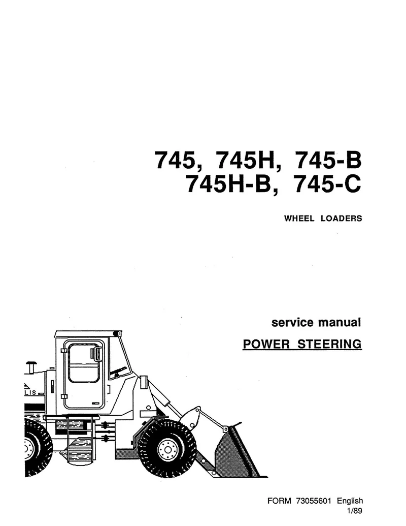 New Holland 745 745-B 745-C Wheel Loader Service Manual 2 New Holland 745 745-B 745-C Wheel Loader Service Manual