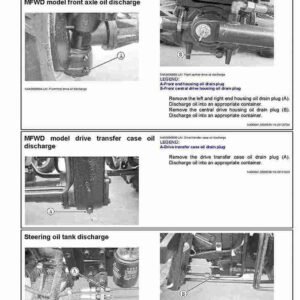 John Deere 284 and 300 Series tractors official technical service manual TM700419 cover