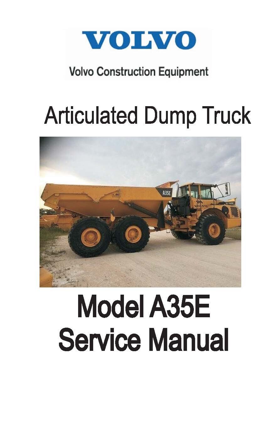 Volvo A35e Articulated Dump Truck Service Manual