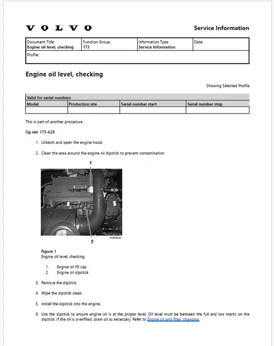 Volvo Pf3172 Wheeled Paver Service And Repair Manual